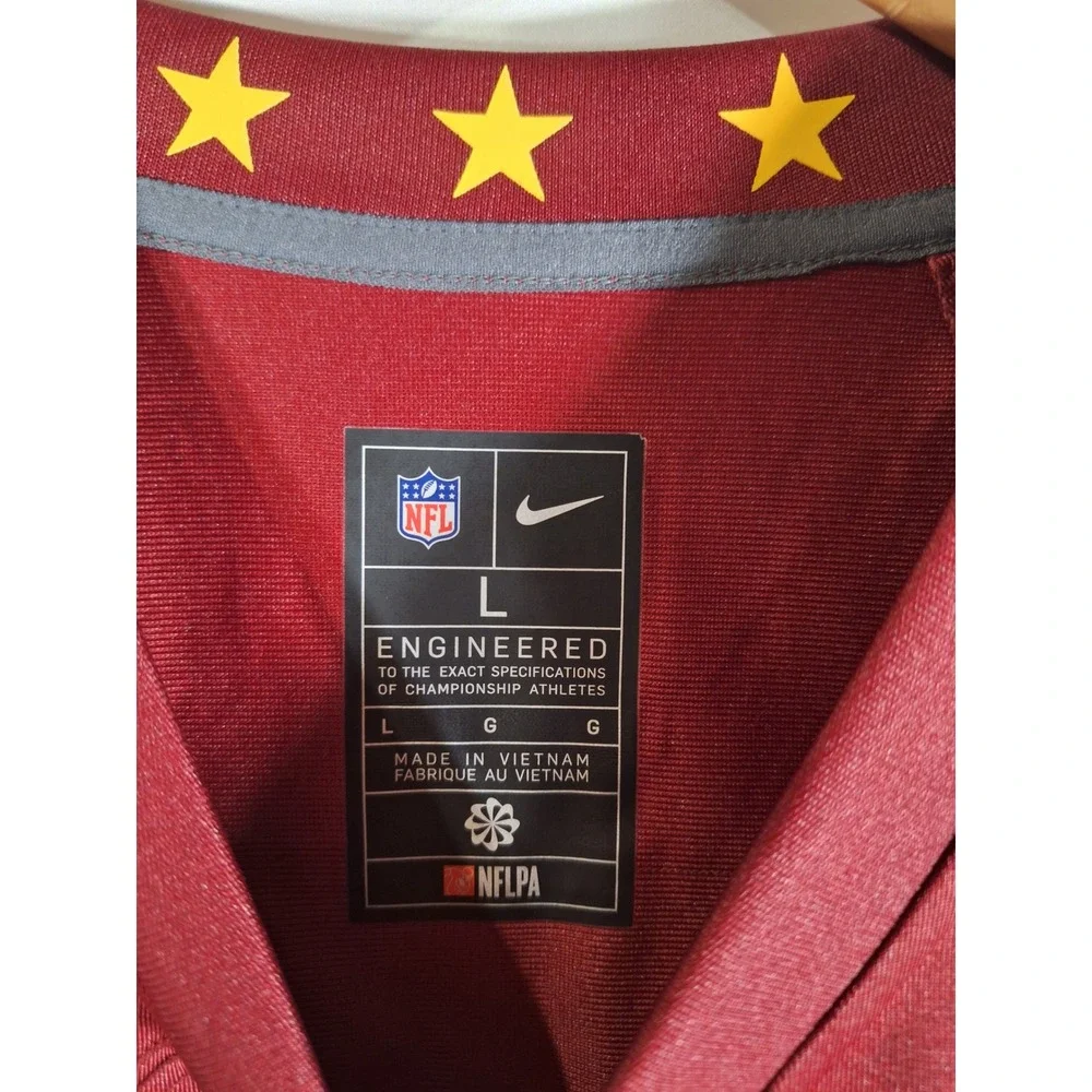 Nike Washington Commanders Mens Jersey Burgundy Gold Dad 1 NFL Size Large